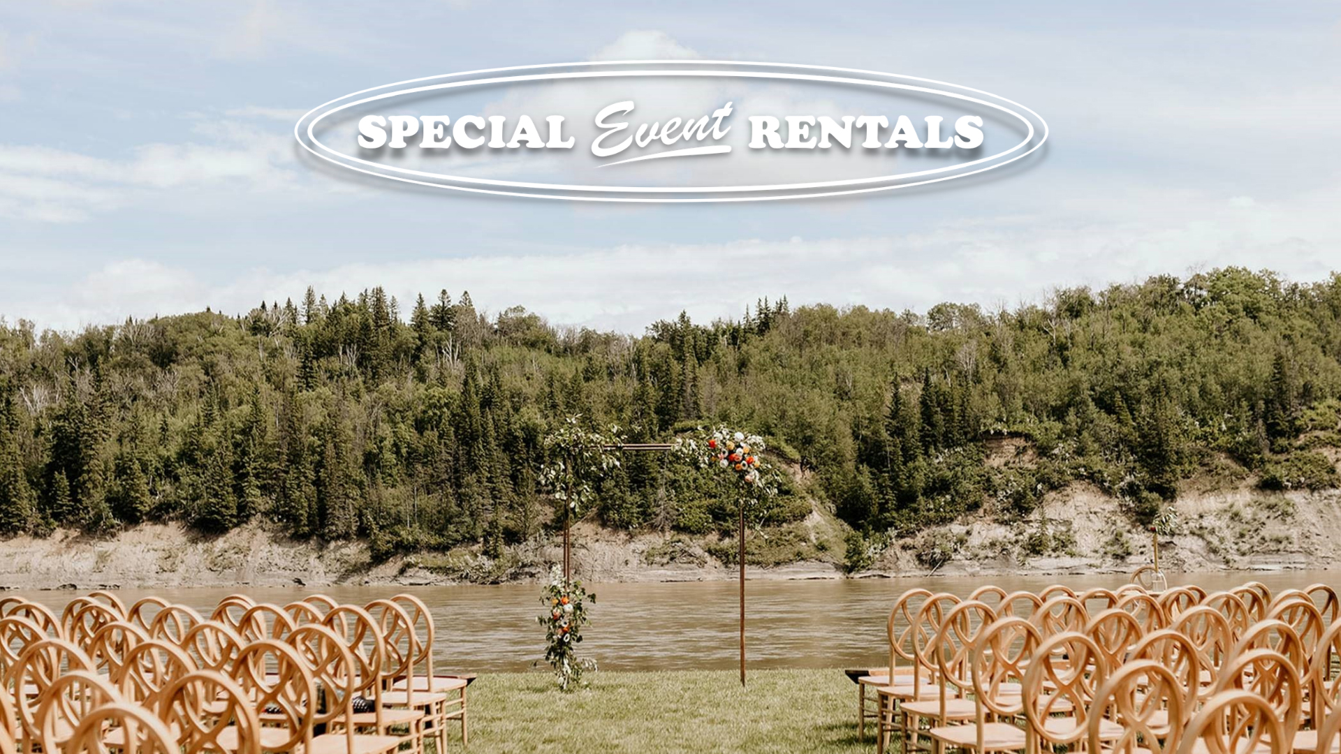 Special Event Rentals outdoor Wedding Ceremony
