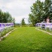 purple wedding - ceremony venue