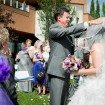 purple wedding - ceremony