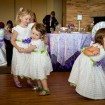 purple wedding - kids dancing