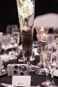 sophisticated wedding - table decor