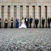 sophisticated wedding - wedding party