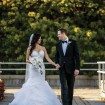 sophisticated wedding - bride and groom