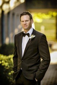 sophisticated wedding - groom