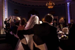 sophisticated wedding - speeches