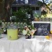 romantic summer wedding - lemonade station