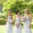 romantic summer wedding - bridesmaids