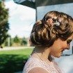 barn wedding - bridesmaid hair