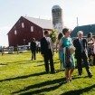 barn wedding - guests