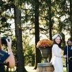 barn wedding - bride and groom