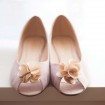 berry-hued wedding - bridal shoes