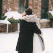winter wedding - first look