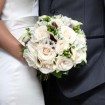 Purple Wedding - Bride, Groom and Bouquet