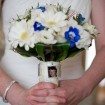 baseball wedding - bouquet