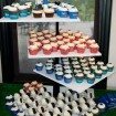 baseball wedding - cupcakes