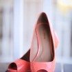 coral cottage wedding - shoes