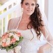 coral cottage wedding - bride