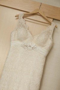 rustic wedding - bridal gown