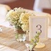 rustic wedding - table number