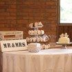 rustic wedding - sweet table