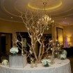 winter wedding - branch centrepieces