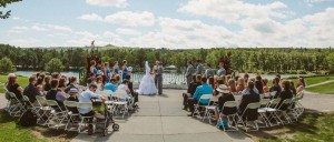 blue wedding - ceremony
