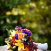 elegant fall wedding - bouquet