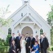 garden party wedding - family photo