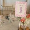 garden party wedding - table number