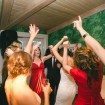 garden party wedding - dancing