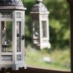 vintage wedding - lantern decor