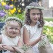 vintage wedding - flower girls
