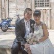 vintage wedding - bride and groom