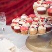 whimsical red wedding - cupcakes
