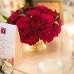 whimsical red wedding - centrepiece