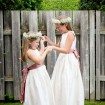 romantic montreal wedding - flower girls