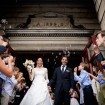 romantic montreal wedding - exiting the church