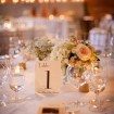 romantic montreal wedding - table number