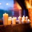 romantic montreal wedding - candles