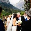 sophisticated picturesque wedding - bride and father
