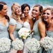 sophisticated picturesque wedding - bride and bridesmaids