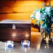 sophisticated picturesque wedding - card box