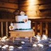 sophisticated picturesque wedding - the cake