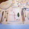 sophisticated picturesque wedding - place setting