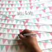 guest book idea - bunting poster
