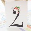Whimsical Colourful Wedding - Table Number