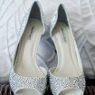 alberta wedding - bride's sparkly shoes