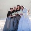 alberta wedding - bride and bridesmaids
