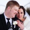 alberta wedding - bride and groom