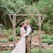 outdoor manitoba wedding - first kiss
